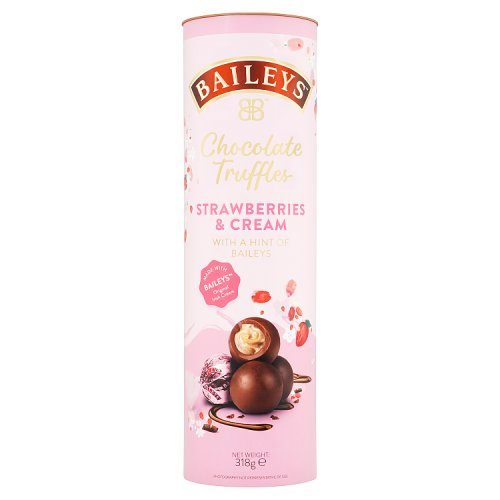 Baileys Strawberries and Cream chocolate truffles 318 g tube