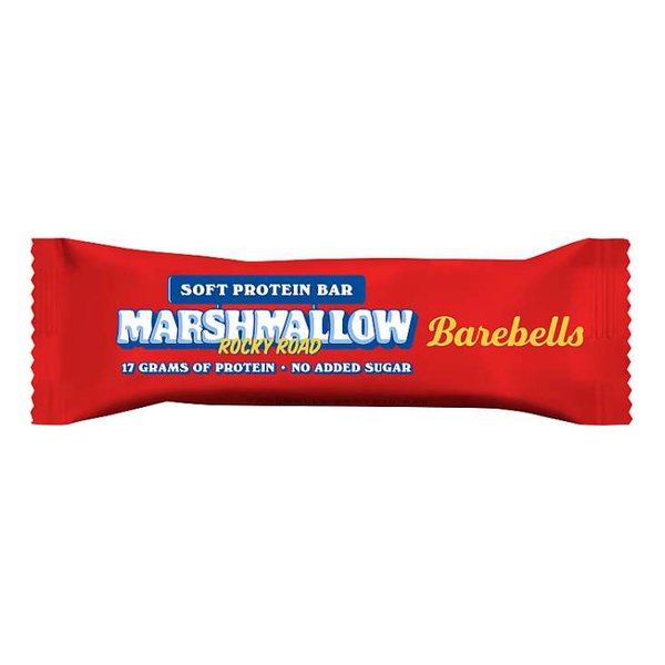 Barebells soft protein bar Marshmallow Rocky Road with 16 g protein and no added sugar